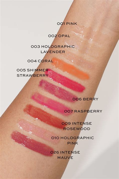 dior coral lip glow|Dior lip gloss color chart.